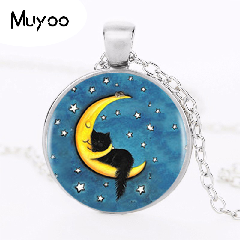 Women Jewelry Accessories For Black Dress - Collar con colgante con logotipo de