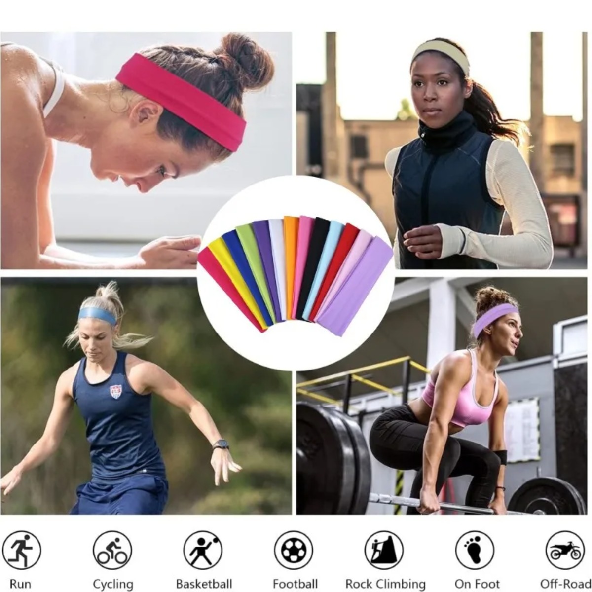 Women'S Running Accessories - Bandas Elásticas para el Cabello de