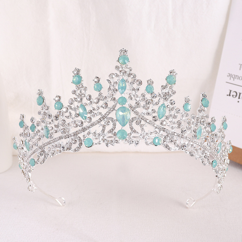 Women Jewelry Accessories For Black Dress - Tiaras nupciales de cristal de ópalo