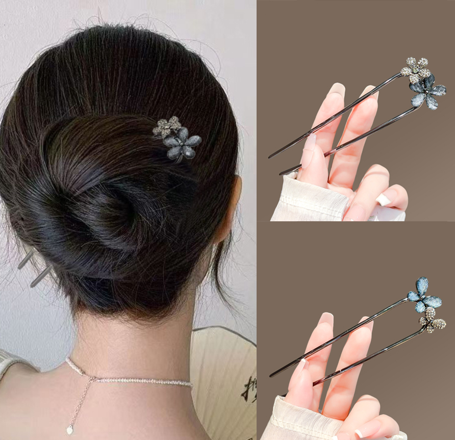 Women Knight Accessories - Horquilla de Pelo Vintage con Mariposa