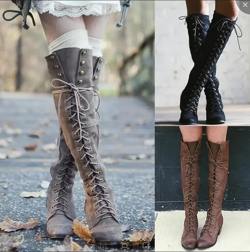 Women Knight Accessories - Botas de caballero para disfraz Medieval,