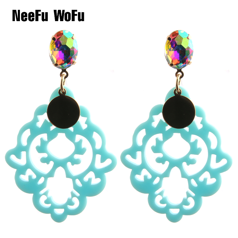 Women'S Accessories New Look - NeeFu WoFu-pendientes colgantes de resina, grandes