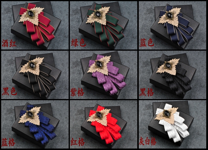 Pajarita a cuadros Retro para  - Women Jewelry Accessories For Black Dress reseña y precio