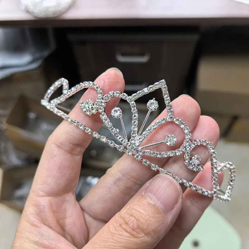 Corona nupcial de cristal de l - Women Knight Accessories reseña y precio
