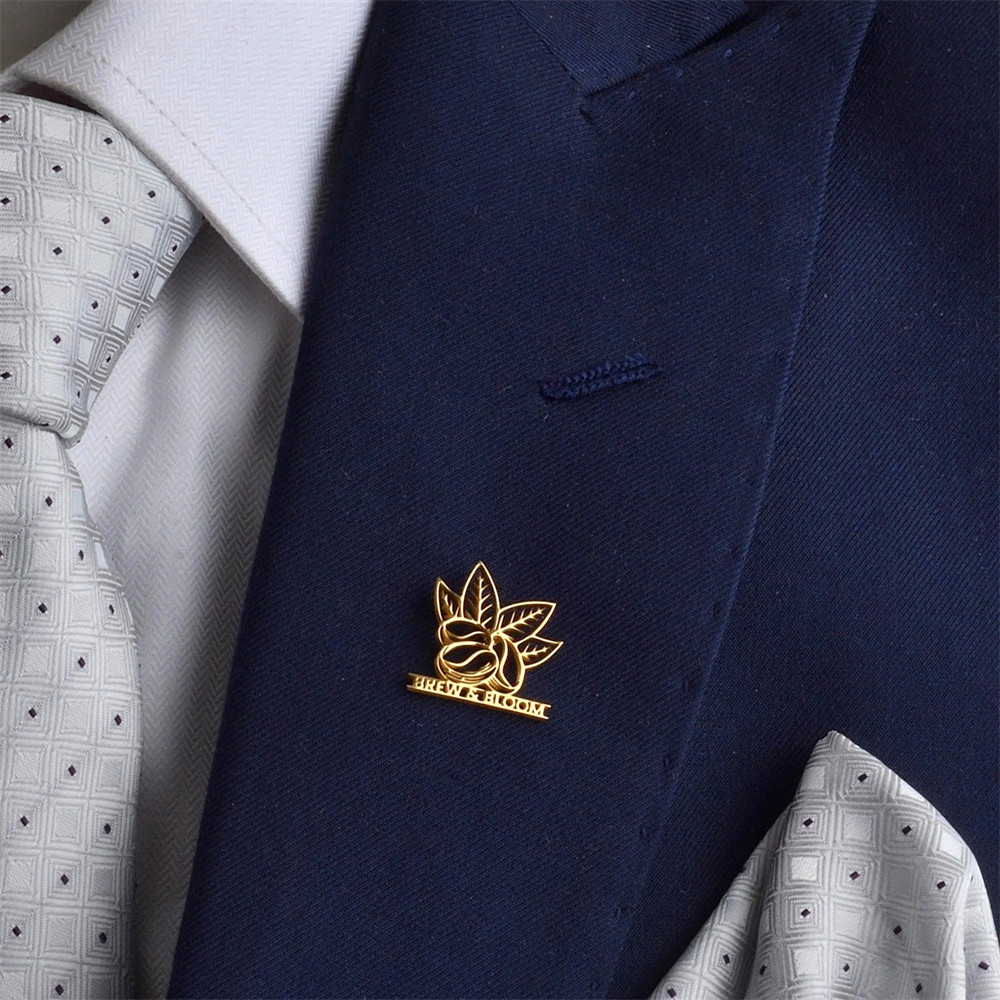 Broche con Logotipo de Empresa - Women Accessories Brand Name reseña y precio