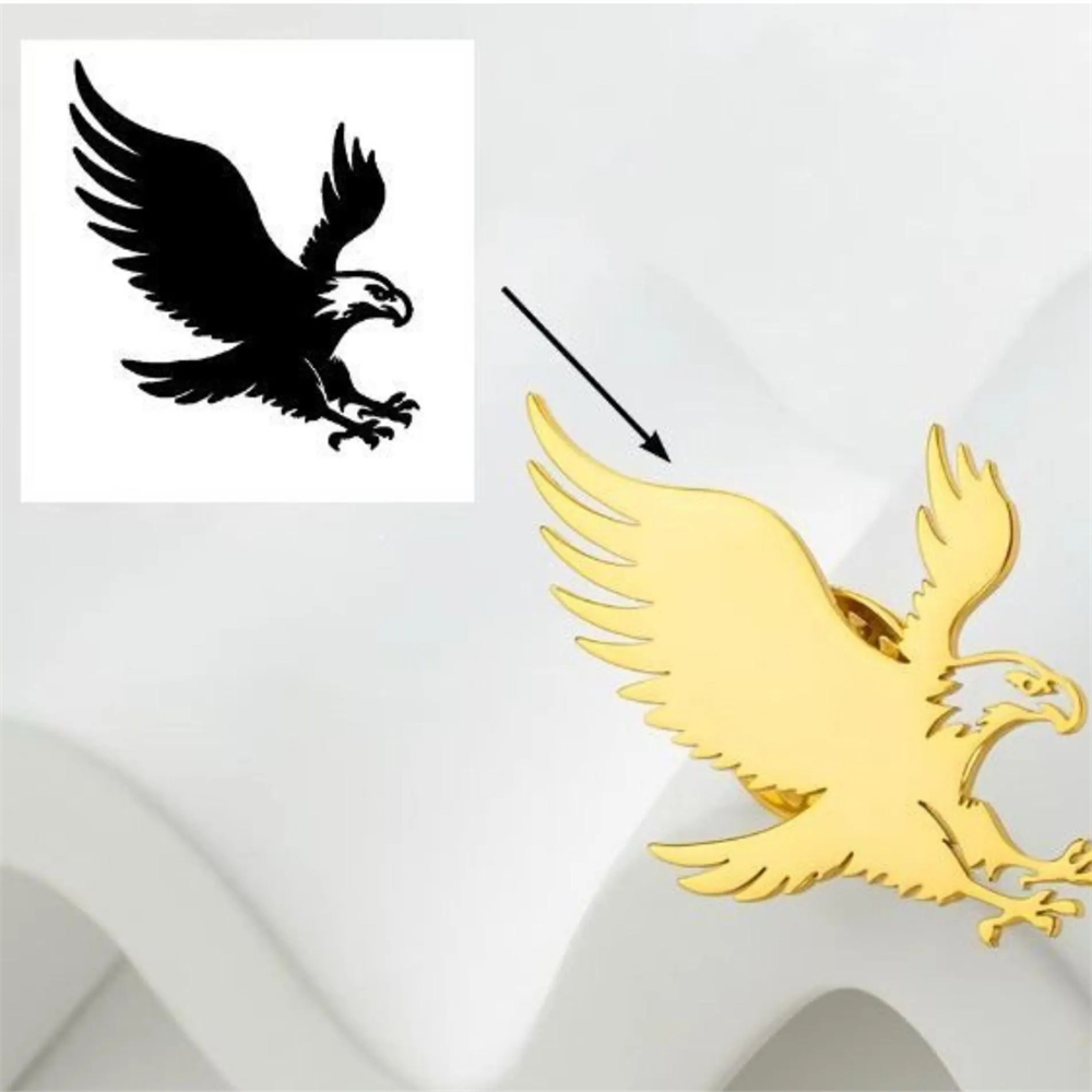 Broche con Logotipo de Empresa - Women Accessories Brand Name reseña y precio