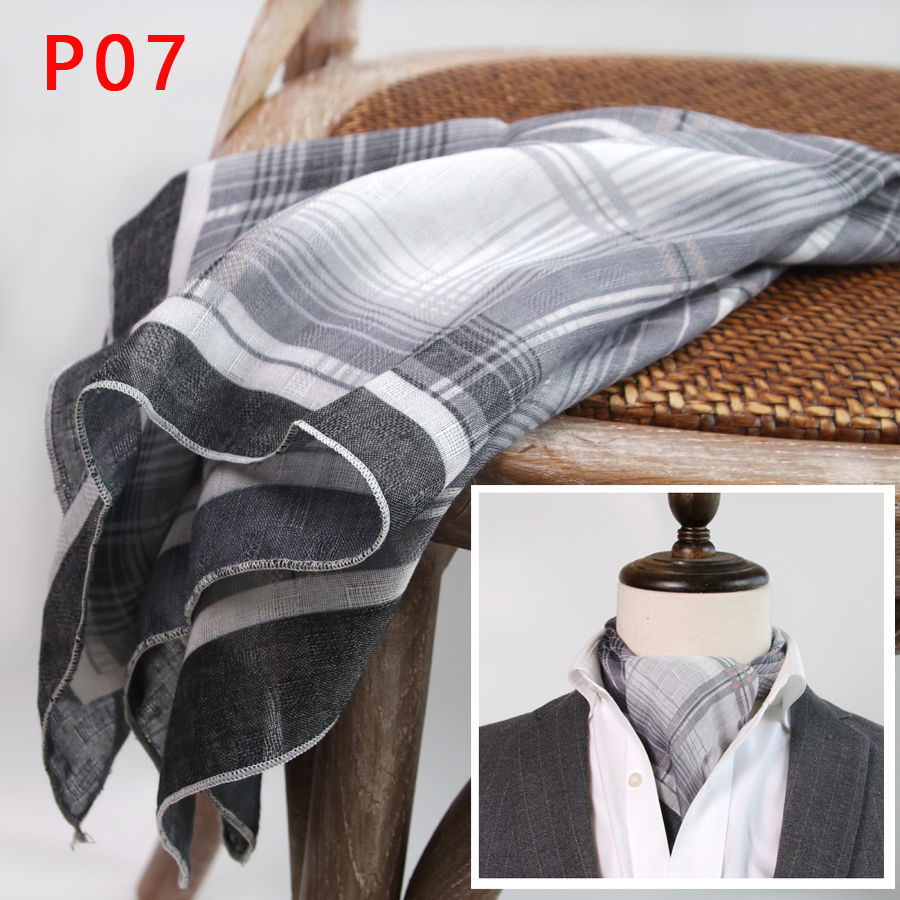 Bufanda cuadrada para hombre c - Silk Scarf Square reseña y precio