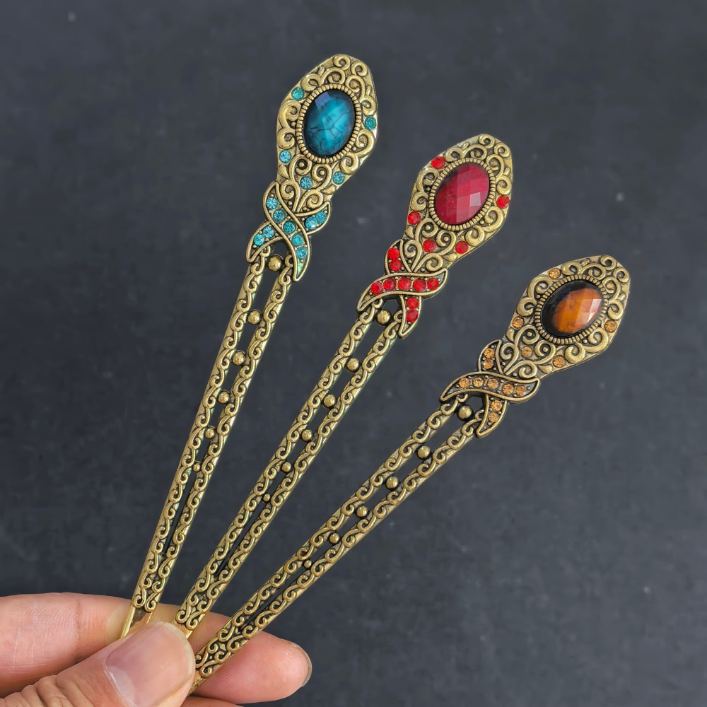 Palillos de Pelo Metálicos Vin - Women Knight Accessories reseña y precio