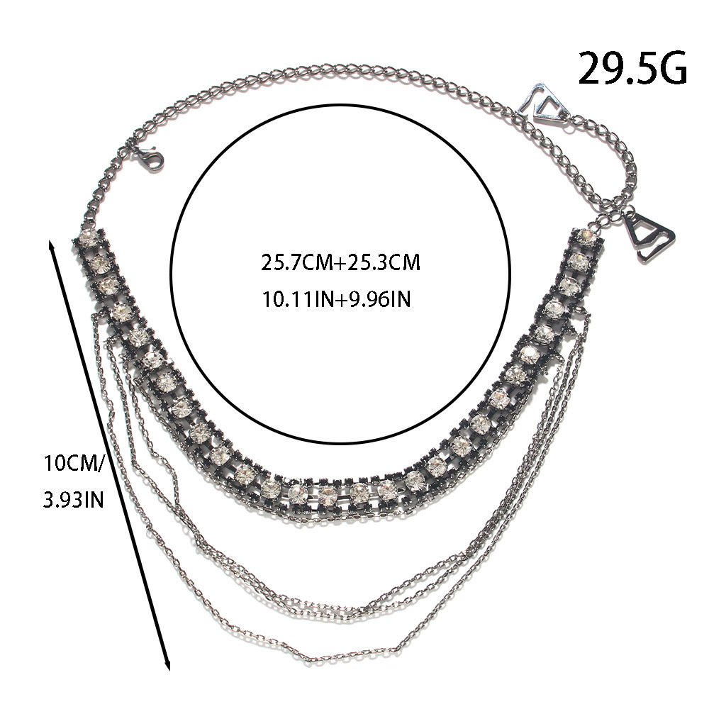 Stonefans-Correa de hombro en  - Women Jewelry Accessories For Black Dress reseña y precio
