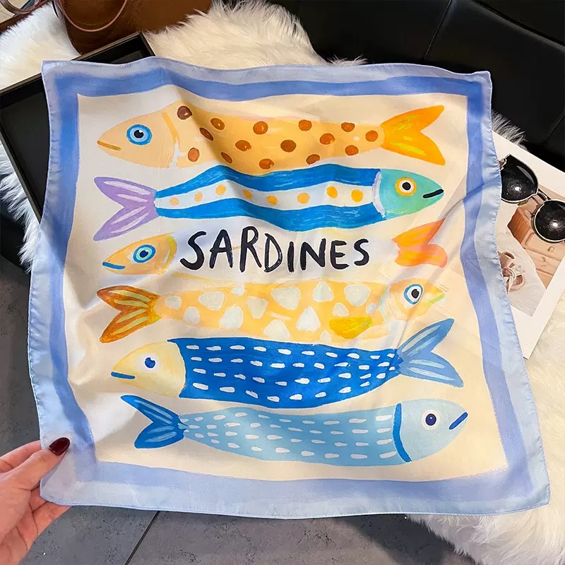 Pañuelos de Seda Cuadrados con - Silk Scarf Square reseña y precio