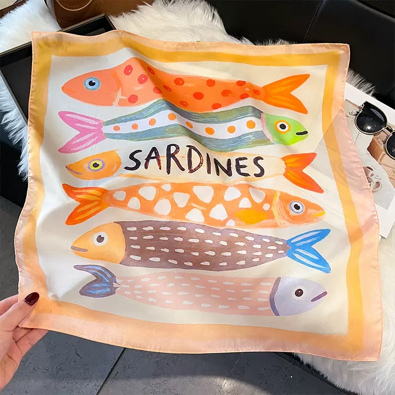 Pañuelos de Seda Cuadrados con - Silk Scarf Square reseña y precio