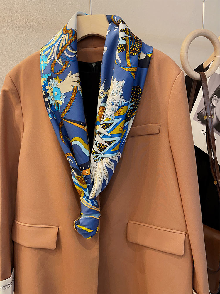 Bufandas grandes de seda de mo - Silk Scarf Square reseña y precio
