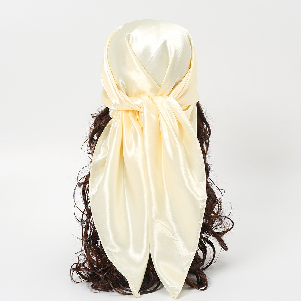 Pañuelo Hijab de colores sólid - Silk Scarf Square reseña y precio
